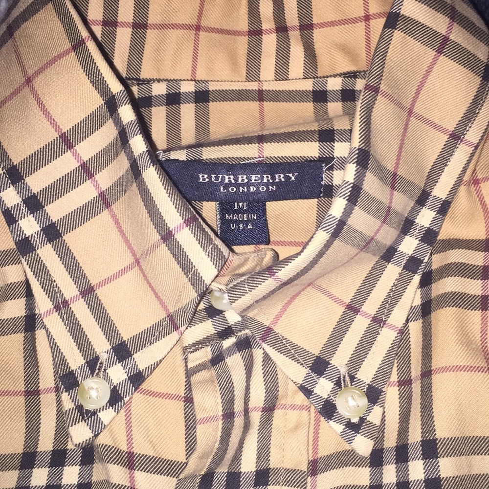 Burberry Long Sleeve Dress Shirt